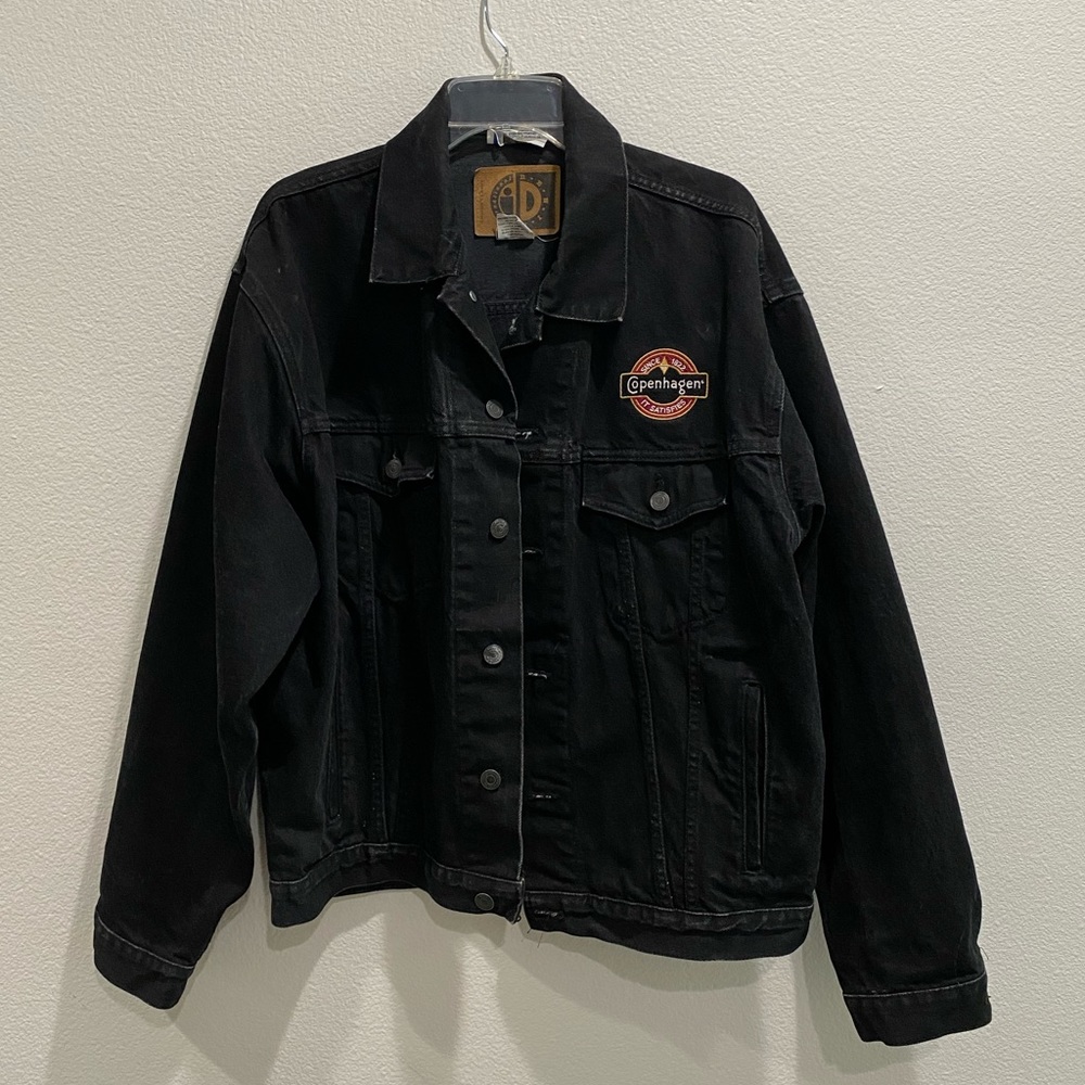 Large Black Denim Copenhagen Jacket